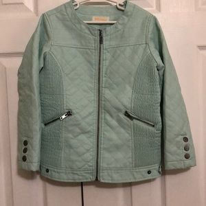 Girls Faux-leather Jacket.